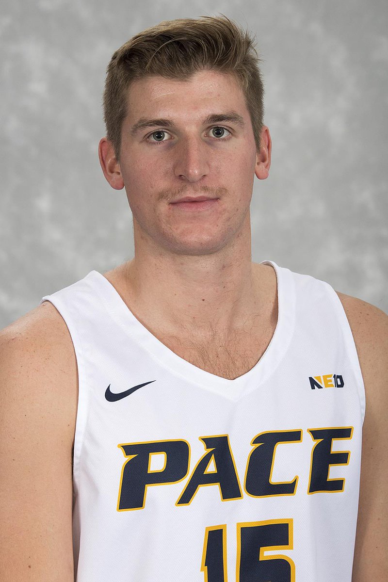 CFB247's tweet image. Luke McLaughlin
Pace University, Forward 2015-2019