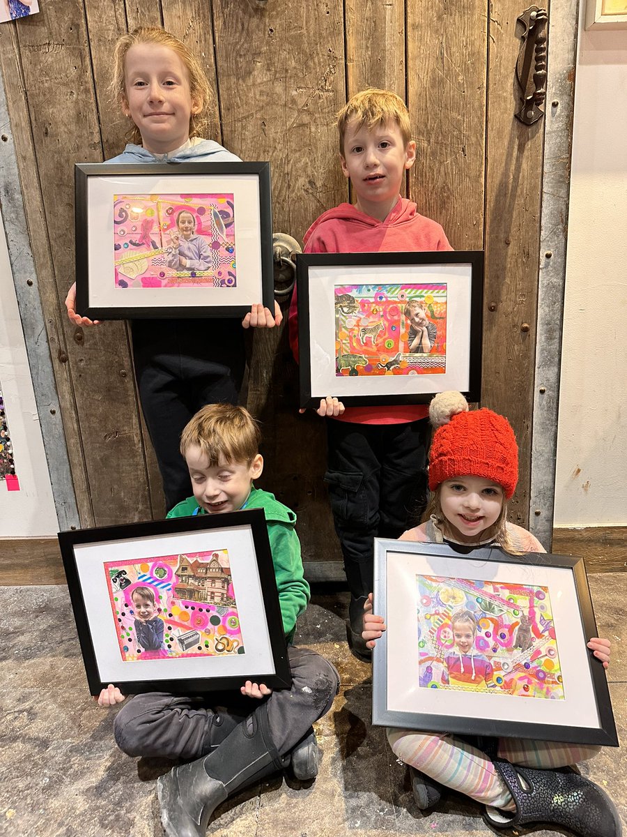 RaisingArtists's tweet image. Check out the incredible masterpieces crafted by our #TinyHumans at the Studio this weekend! Exploring multimedia and layering techniques, they’ve created framed works with remarkable detail. Zoom in and appreciate the creativity! 😍🎉 #StudioSundays #ArtMatters