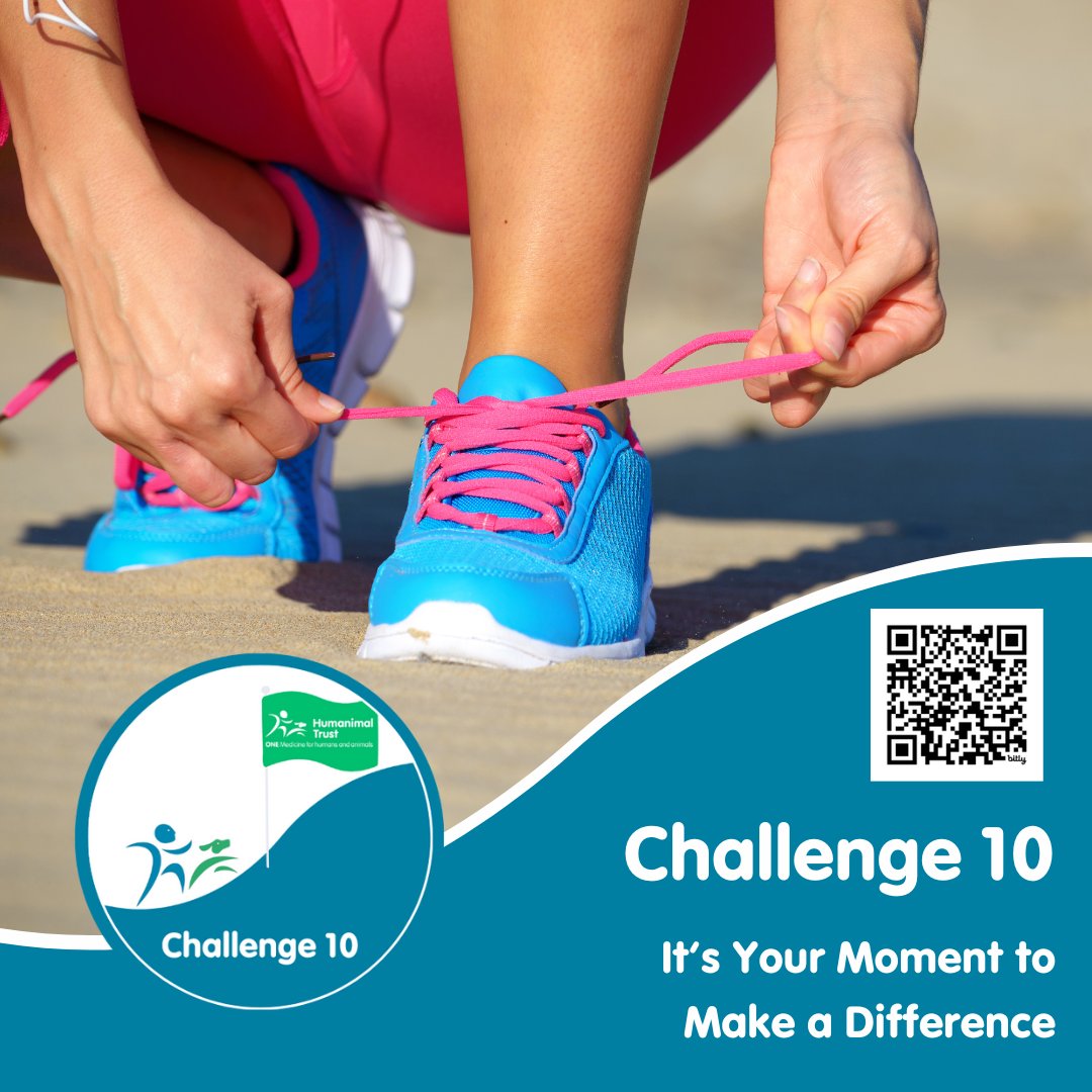 HumanimalTrust's tweet photo. Celebrate Humanimal Trust's 10th anniversary & join 'Challenge 10' to make a difference for One Medicine. What will your Challenge 10 be? https://t.co/gFNMmPEWc0 #Challenge10 #OneMedicine #StrongerTogether https://t.co/64BaAJjHzE