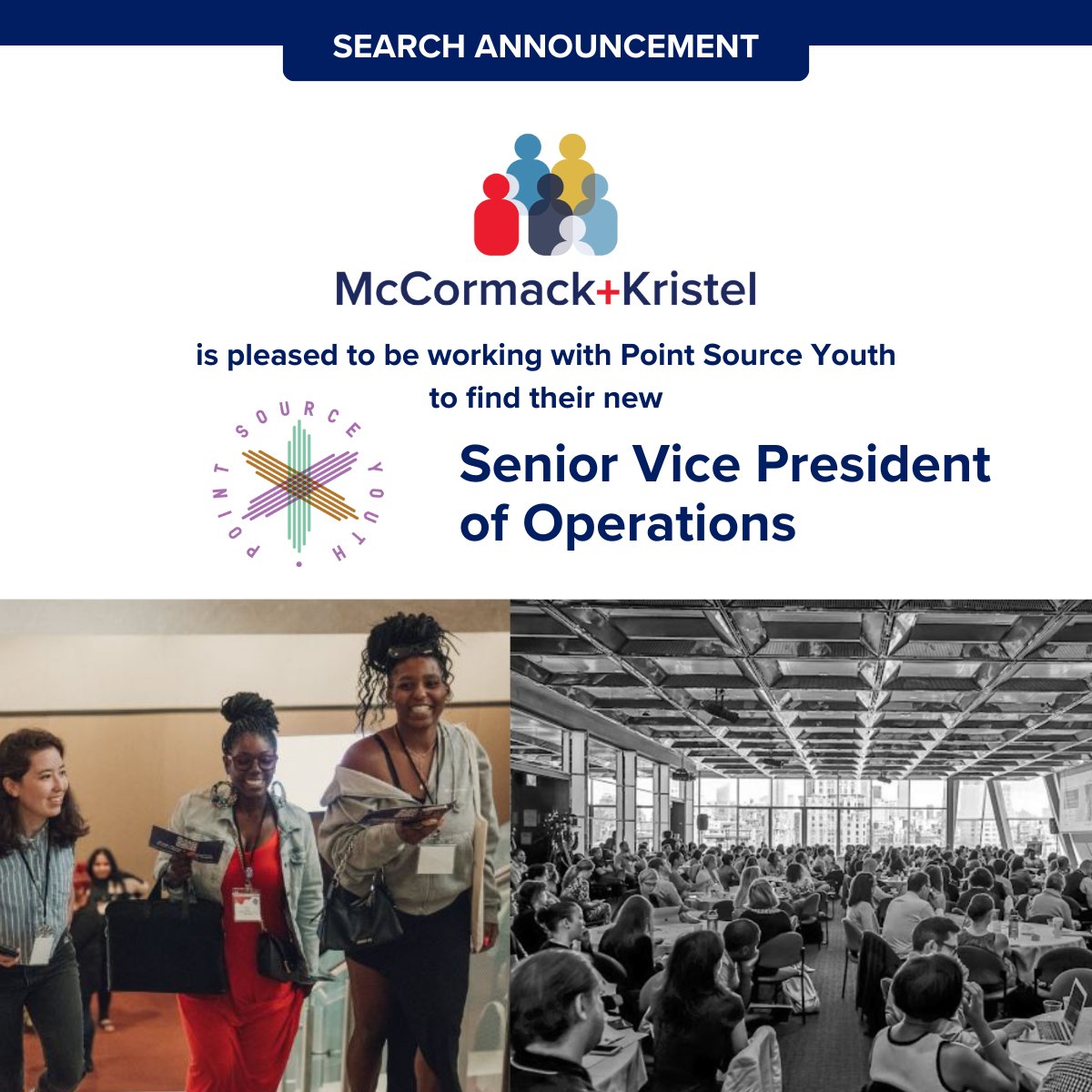 MKExecSearch's tweet photo. We are pleased to announce our new search for the Senior Vice President of Operations of Point Source Youth!

Visit our site below to learn more about the role and share with your networks!

https://t.co/EvmBDrgFtE

#executiverecruiting #nonprofitrecruiting #mccormackkristel https://t.co/3PZAVimkCz