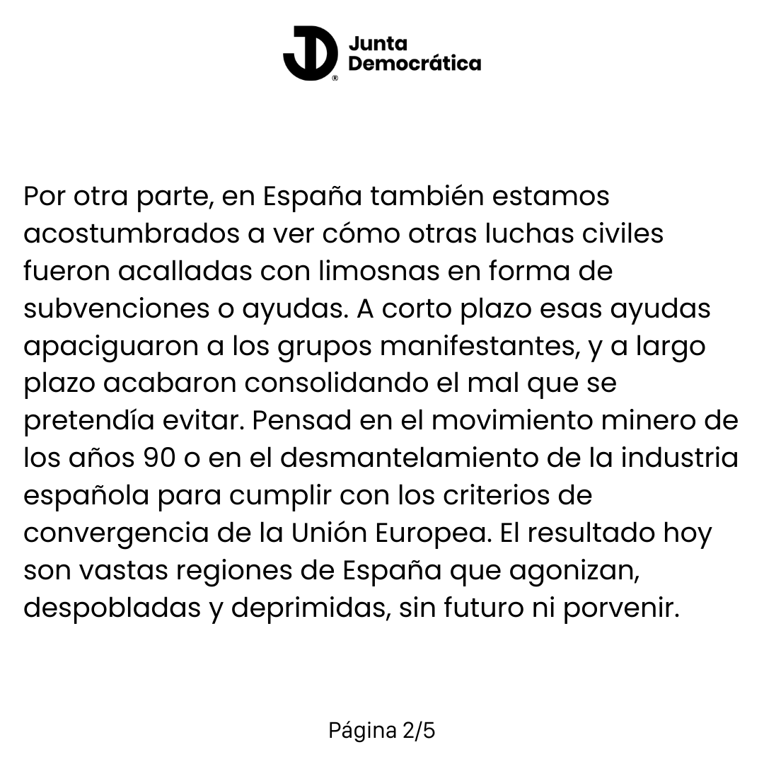 JDemocraticaES's tweet photo. ⚠️ COMUNICADO AL SECTOR PRIMARIO https://t.co/r478XhpU7U