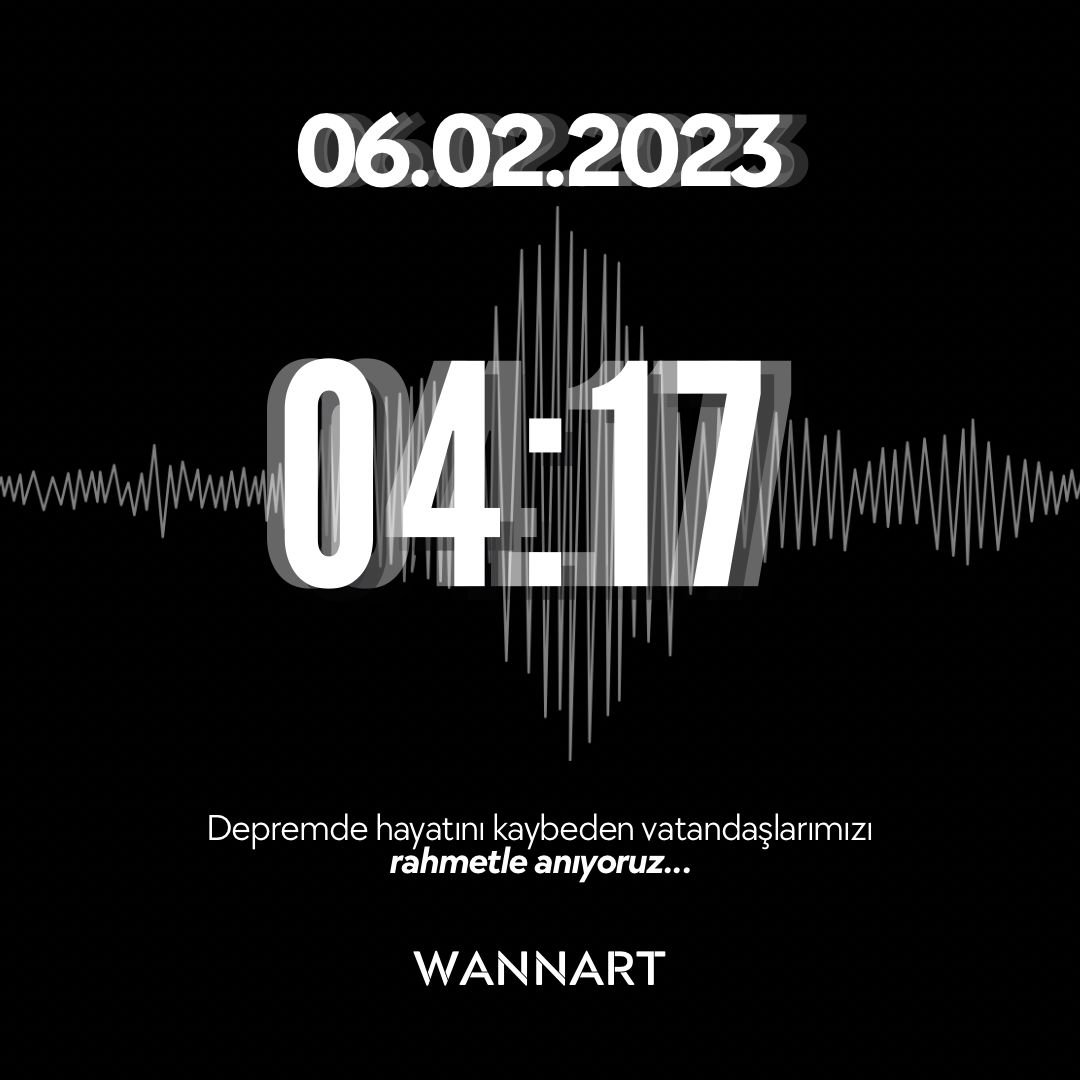 Depremde hayatını kaybeden vatandaşlarımızı rahmetle anıyoruz... #6Şubat2023