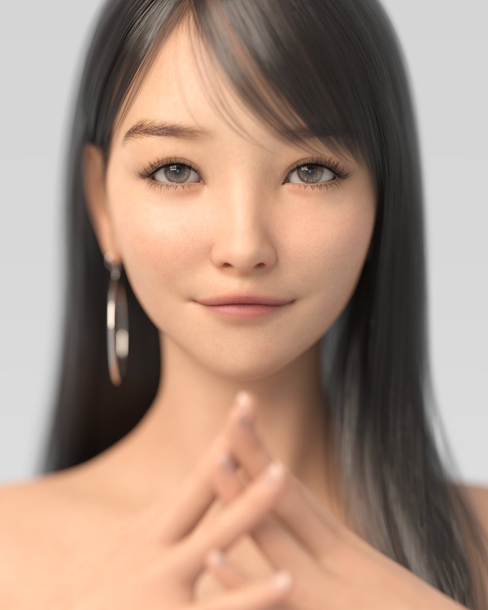 V4Kyoko's tweet photo. 🎼アタシ調整中…今日は環境光とか露光とかいろいろ❤️🎶
#3dart
#asiangirls
#portrait
#smile
#😊 https://t.co/n6K0OIwBzc