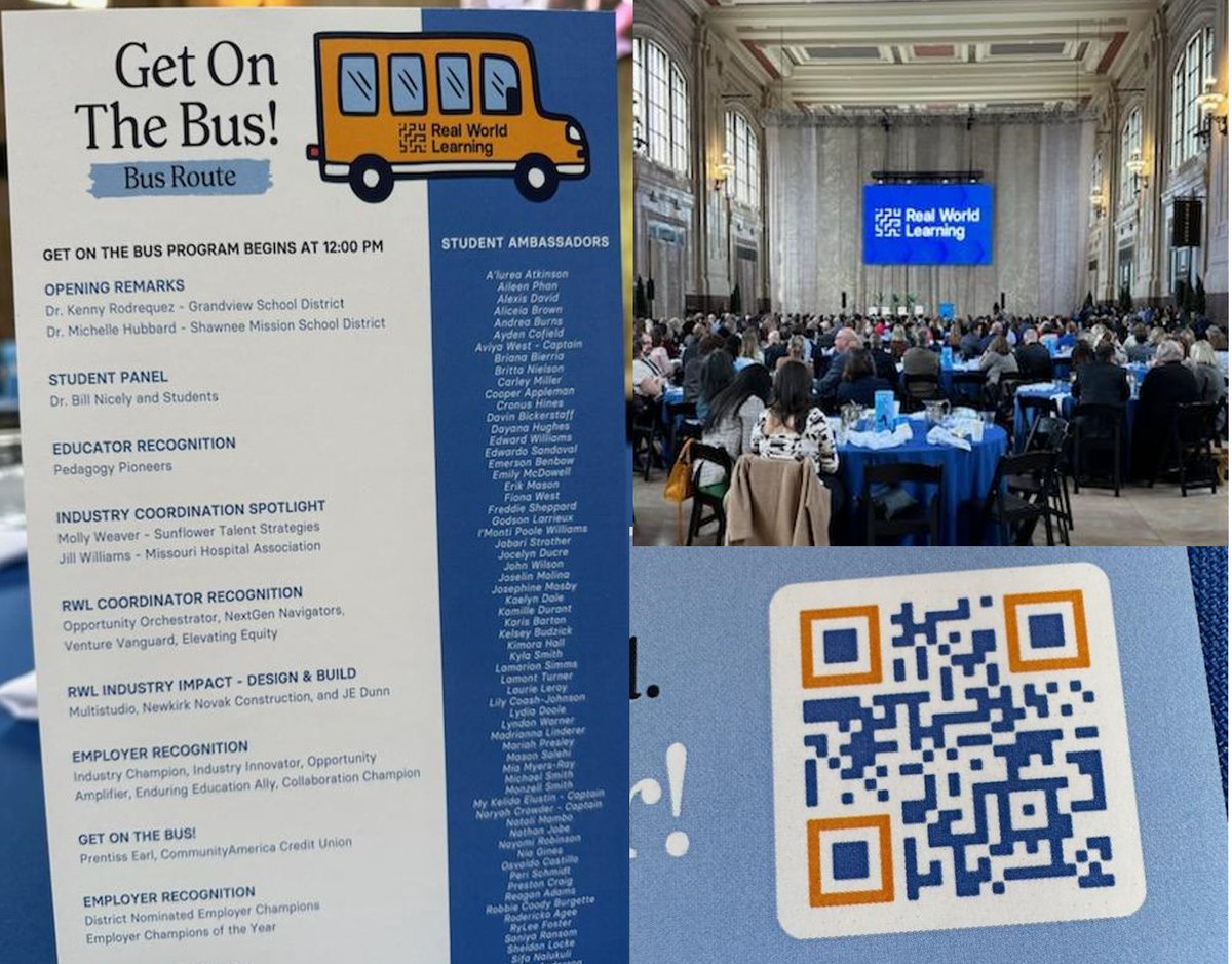 swallytweet's tweet photo. If you were there, you know! Real World Learning is no longer a good idea, it's a MOVEMENT! What a powerful message from students, educators, and industry partners. Market Value Assets can change lives! #kaufmann #rwl #prepkc https://t.co/C3X8D1KVbp