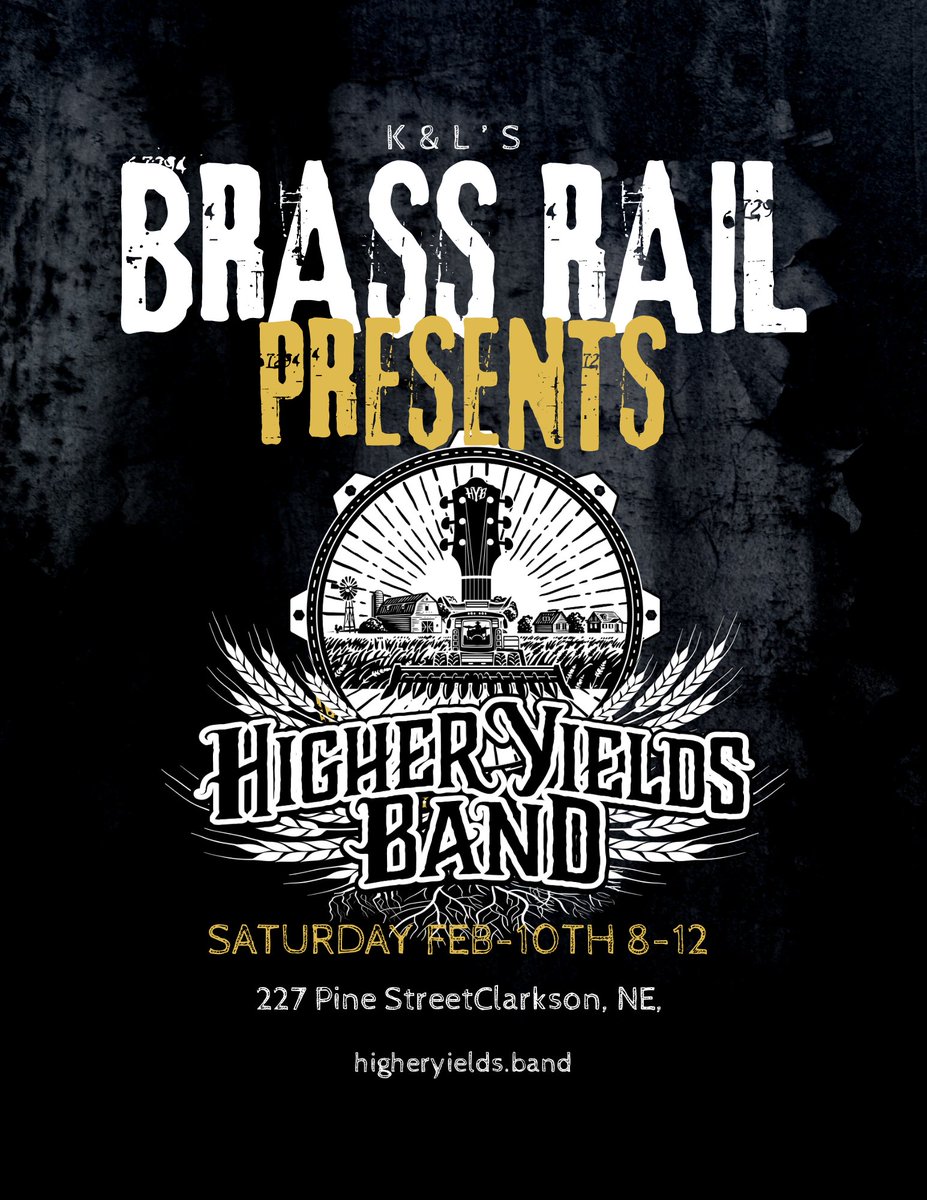 Come hang out with us this Saturday in Clarkson, Ne!