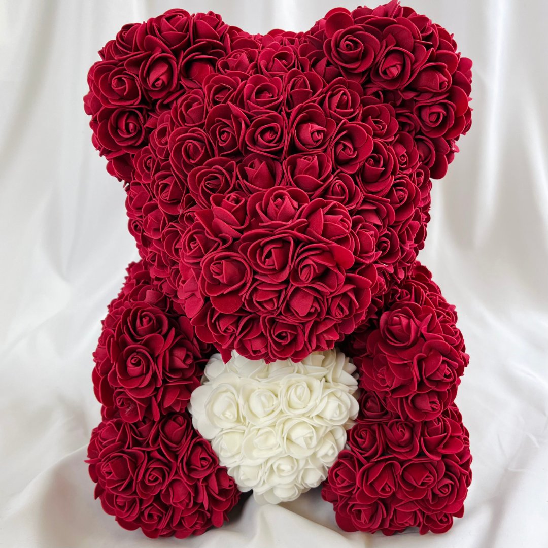 A Forever Rose Bear for a Forever kind of Love ❤️ #infinityroses #preservedroses #roses #foreverroses #giftideas #perfectgift #luxurygifts #homedecor #oneyearroses #eternalroses #rosesthatlast #rosebox #foreverblooms #anniversarygift #rosearrangement #valentine #rosebear