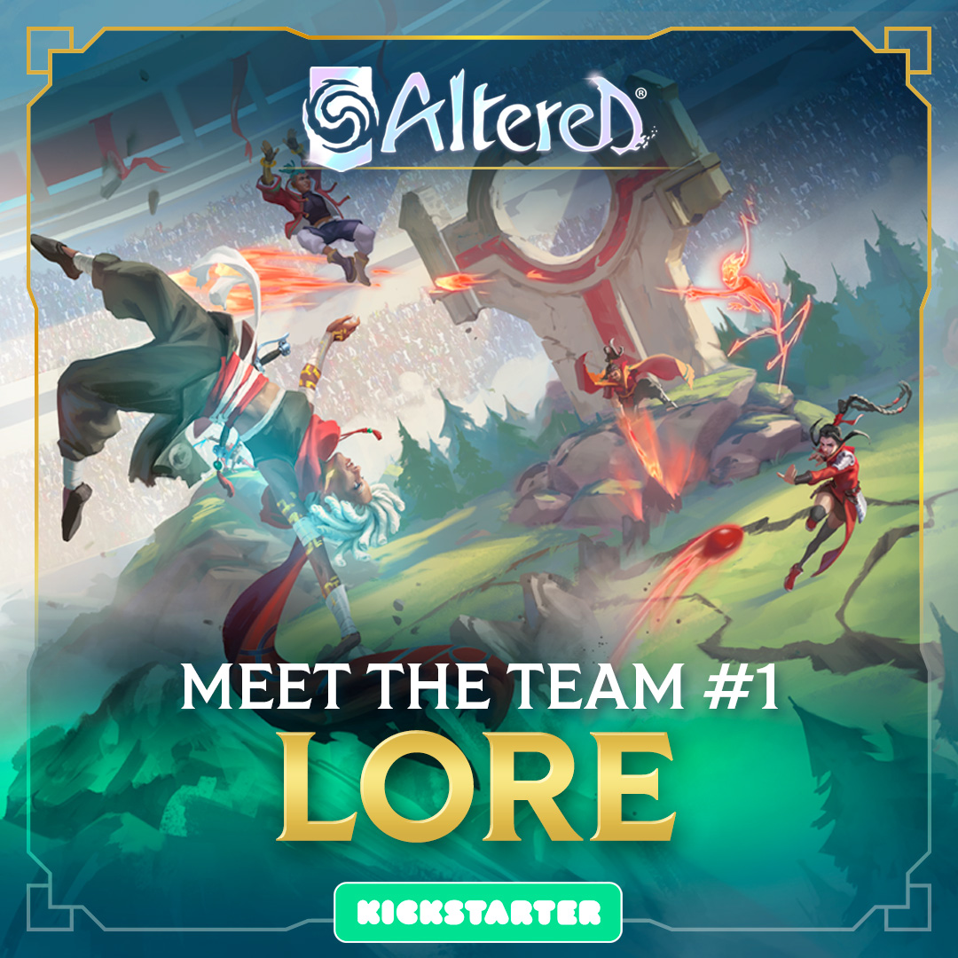 Behind a project as incredible as Altered, there is also a team of enthusiasts, often hidden in the shadows. Today, we are very happy to shine a light on the talents that drive this amazing journey.

Drum roll, here is the lore design team: Yoshi!

👉kickstarter.com/projects/equin…