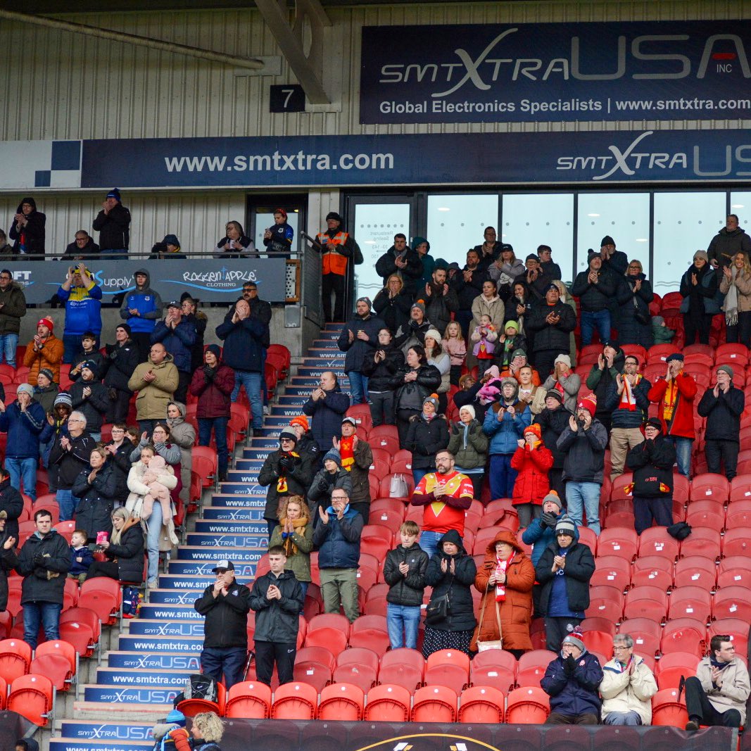 🙌 Your support was amazing yesterday in Doncaster.

❓ Who’s joining us this coming Saturday as we return home for the first time in 2024? 

#StrongerTogether #40Years