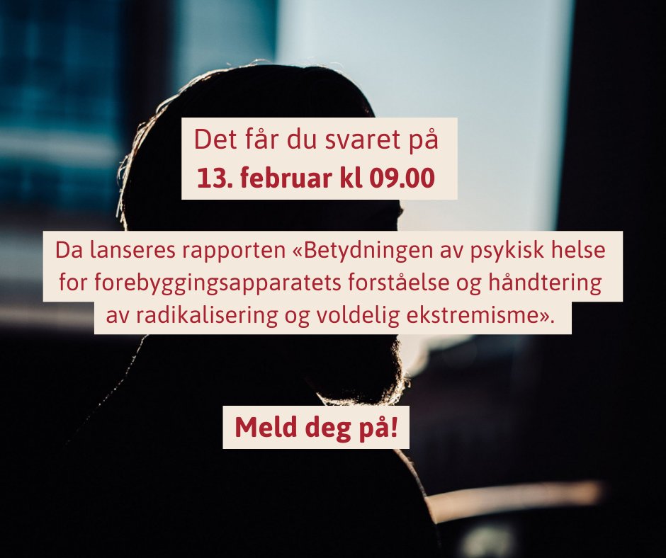 Delta på (gratis) frokostseminar tirsdag 13. februar. Fysisk eller digitalt! Kl. 09-10.30 ⬇️

Les mer og meld deg på her: nkvts.no/seminar-og-arr…