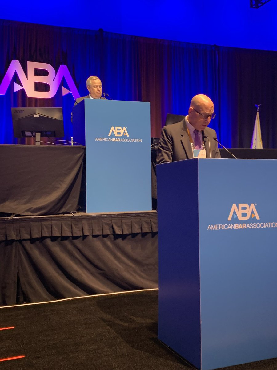 Today I testified in favor of #ABAMidyear resolution 502 that promotes  the 3Rs and using non-animal models at federal agencies. 

The resolution passed - a win for 21st Century science. #animaltesting #NAMs #animalmodels