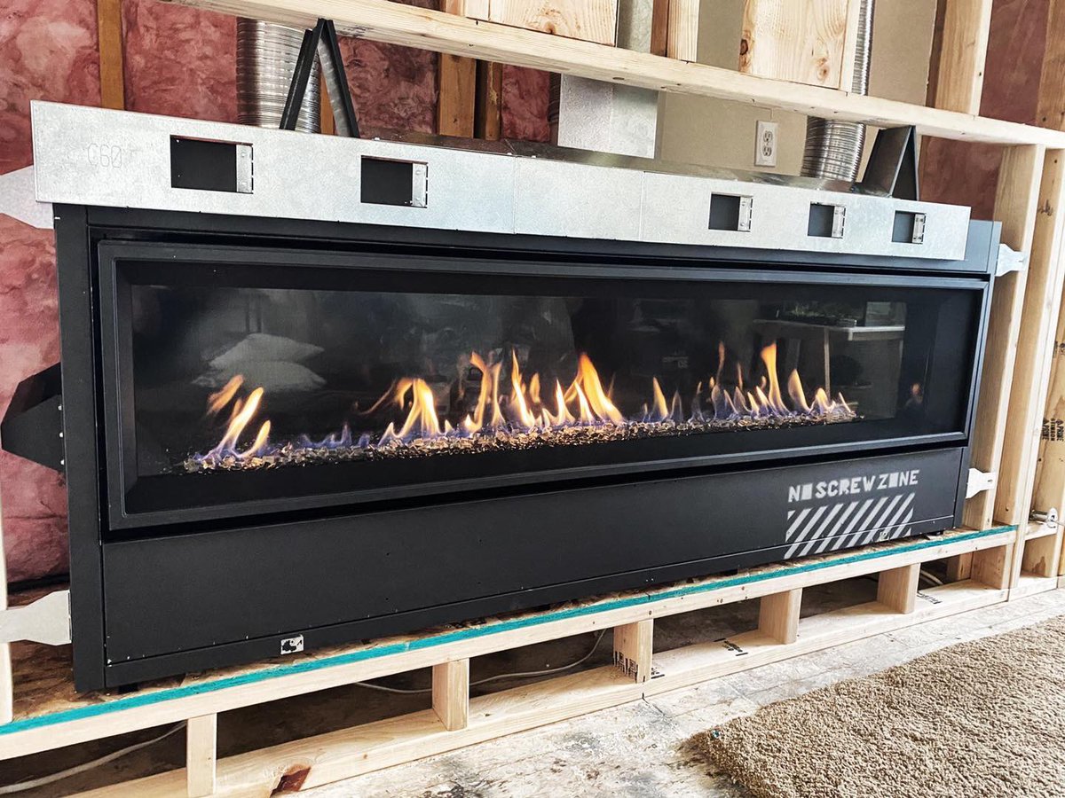 The Beauty and the Beast. 🔥 #fireplacedecor #gasfireplacerepair #fireplaceideas #gasfireplace #fireplacemakeover #fireplacedesign