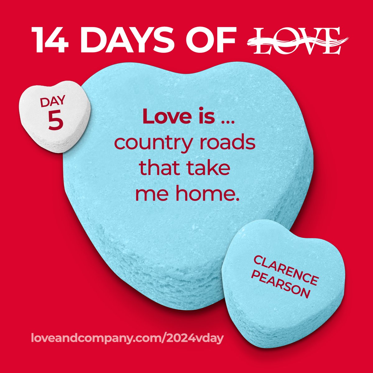 “Love is…country roads that take me home.” See a sweet assortment of sentiments from other members of our team: hubs.ly/Q02jyb9v0 

#LoveAndCompany