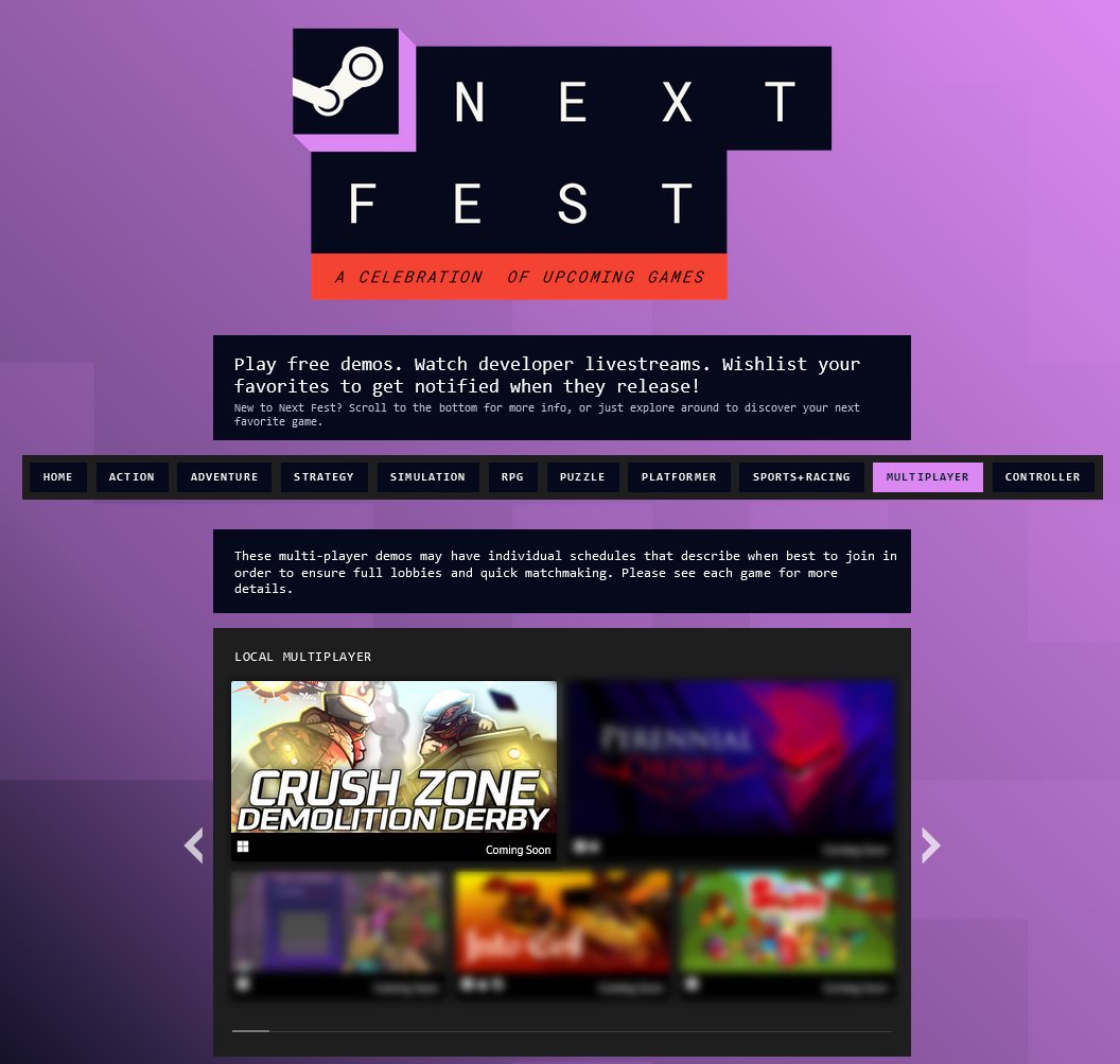 Crush Zone: Demolition Derby is top of the #SteamNextFest multiplayer charts! Special thanks to all of those who supported the Desert Beagle team! Be sure to check it out at store.steampowered.com/sale/nextfest <a href="/Steam/">Steam</a> #indiedev #indiegames #freetoplaygames
