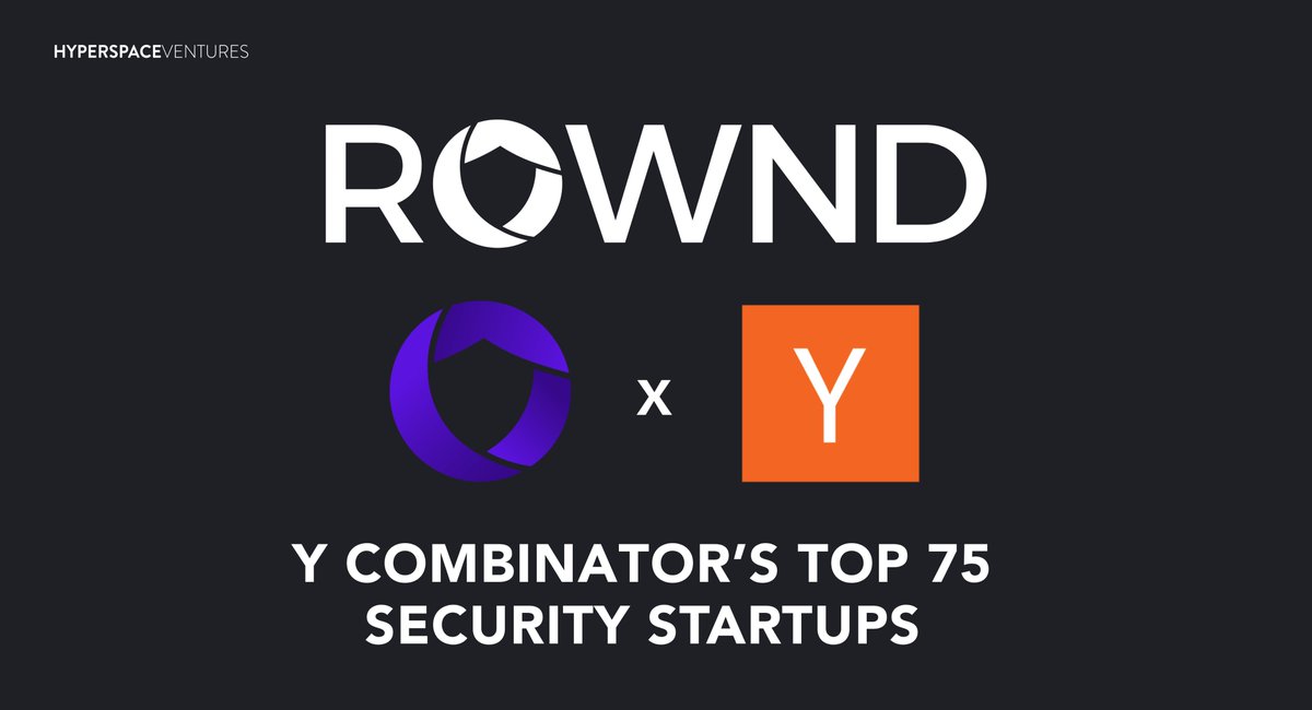 Hyperspace Ventures (@hyperspacevntrs) on Twitter photo Rownd has been recognized by <a href="/ycombinator/">Y Combinator</a> as one of the top security startups in the game 👏
Try them at rownd.io Rownd has been recognized by <a href="/ycombinator/">Y Combinator</a> as one of the top security startups in the game 👏
Try them at rownd.io
