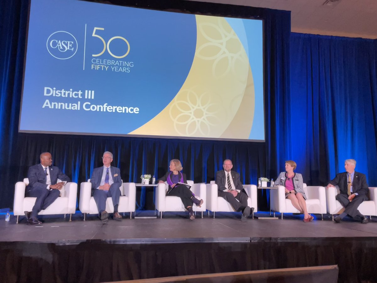 CASE District III (@casedistrict3) on Twitter photo Thank you to our Presidents Panel for a great discussion:
M. Brian Blake, <a href="/GeorgiaStateU/">Georgia State University</a>
P. Barry Butler, <a href="/EmbryRiddle/">Embry-Riddle Univ</a>
Alexander N. Cartwright, <a href="/UCF/">UCF</a>
Grant Cornwell, <a href="/rollinscollege/">Rollins College</a>
Georgia Lorenz, <a href="/SeminoleState/">Seminole State College</a>
Moderator Sue Cunningham, president and CEO at <a href="/CASEAdvance/">CASE</a> Thank you to our Presidents Panel for a great discussion:
M. Brian Blake, <a href="/GeorgiaStateU/">Georgia State University</a>
P. Barry Butler, <a href="/EmbryRiddle/">Embry-Riddle Univ</a>
Alexander N. Cartwright, <a href="/UCF/">UCF</a>
Grant Cornwell, <a href="/rollinscollege/">Rollins College</a>
Georgia Lorenz, <a href="/SeminoleState/">Seminole State College</a>
Moderator Sue Cunningham, president and CEO at <a href="/CASEAdvance/">CASE</a>