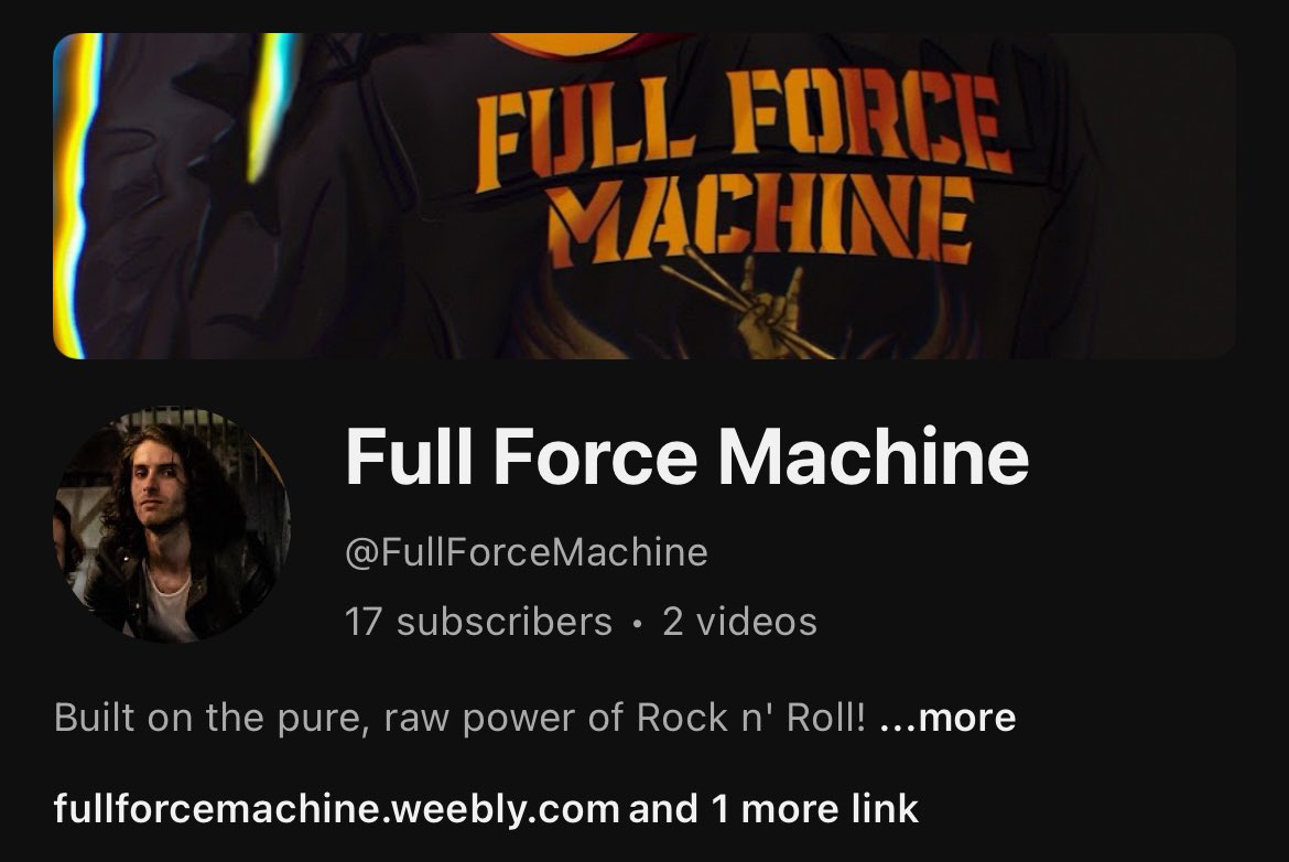 FFMachine_'s tweet photo. Updated YouTube page!! Click the link to subscribe for more content and live videos of the band!
https://t.co/4sOv99s0KO
#fullforcemachine #ffm #barebonesep #rocknroll #hardrock #hamiltonband #hamiltonmusicscene https://t.co/WtcbPof8Rc