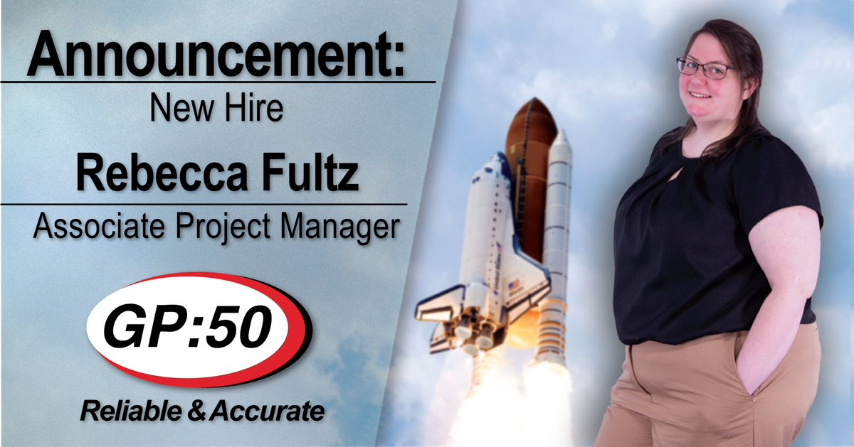 GP50_'s tweet photo. Exciting news! GP:50 proudly welcomes Rebecca Fultz as our new Associate Project Manager! With her stellar track record in project management and dedication to excellence, she's the perfect addition to our team. Welcome, Rebecca!
#GP50 #PerformanceUnderPressure https://t.co/LdYQxiXmjF