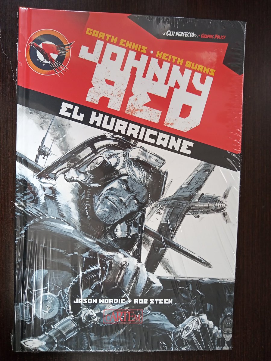 MakimonoComics's tweet photo. Ya en @MakimonoComics!!!
JOHNNY RED: EL HURRICANE
@CartemComics
El legendario #JohnnyRed Redburn comandante de los Halcones, un escuadrón de cazas rusos que lucha contra los nazis en los cielos de Stalingrado en esta serie del guionista #GarthEnnis ilustrada por #KeithBurns . https://t.co/Ucvx0VGyDt