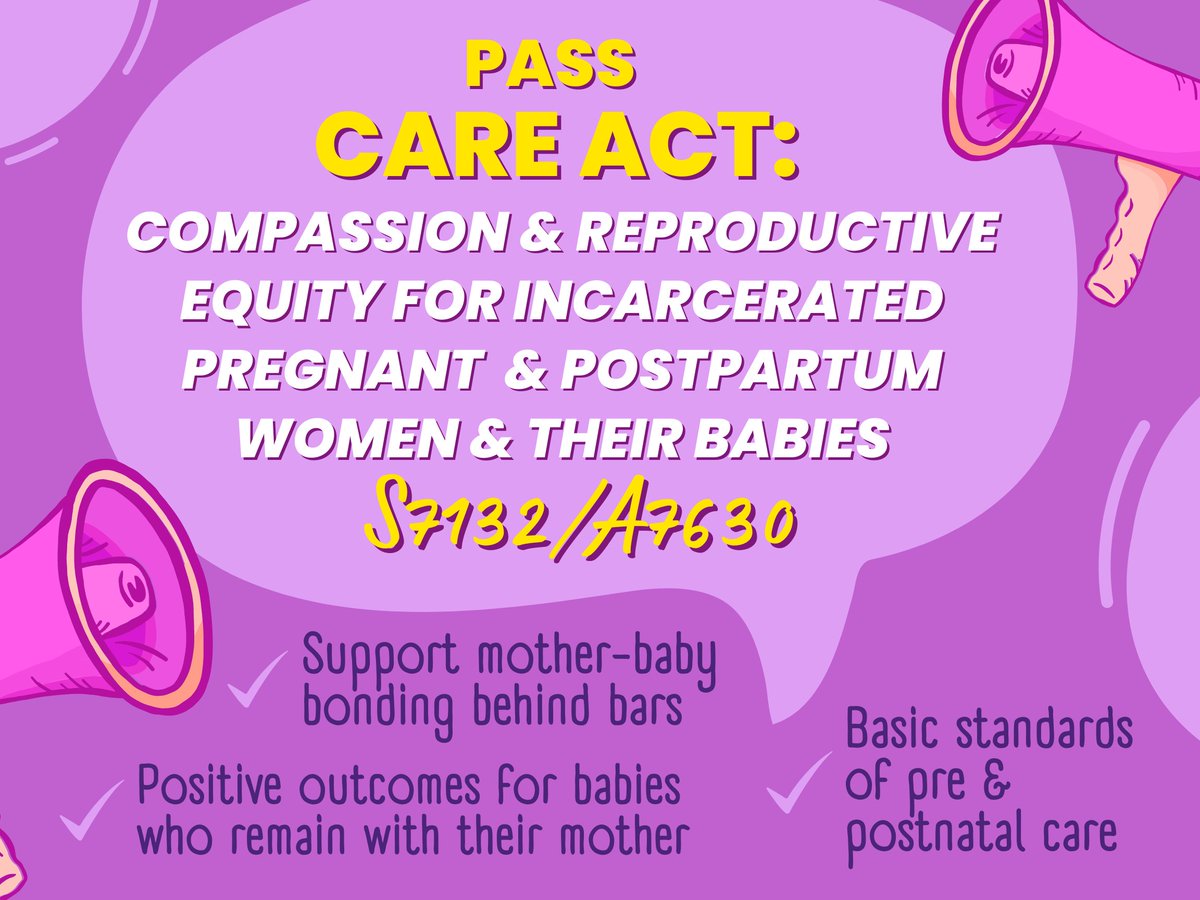 CARE stands for Compassion and Reproductive Equity - & we're fighting to ensure positive outcomes for moms & babies by making sure there is appropriate medical pre/postnatal care behind bars, keeping mother & baby together following birth & more.

#ShowWeCARE #ItsAboutTheBabies