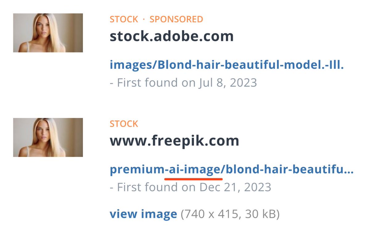 legionmint's tweet image. AI stockphoto är tydligen mamman för dagen i de fabricerade historierna.