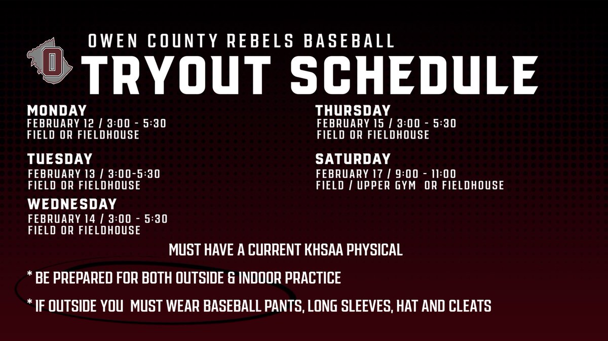 Owen County HS Baseball (@rebels_ocba) on Twitter photo 