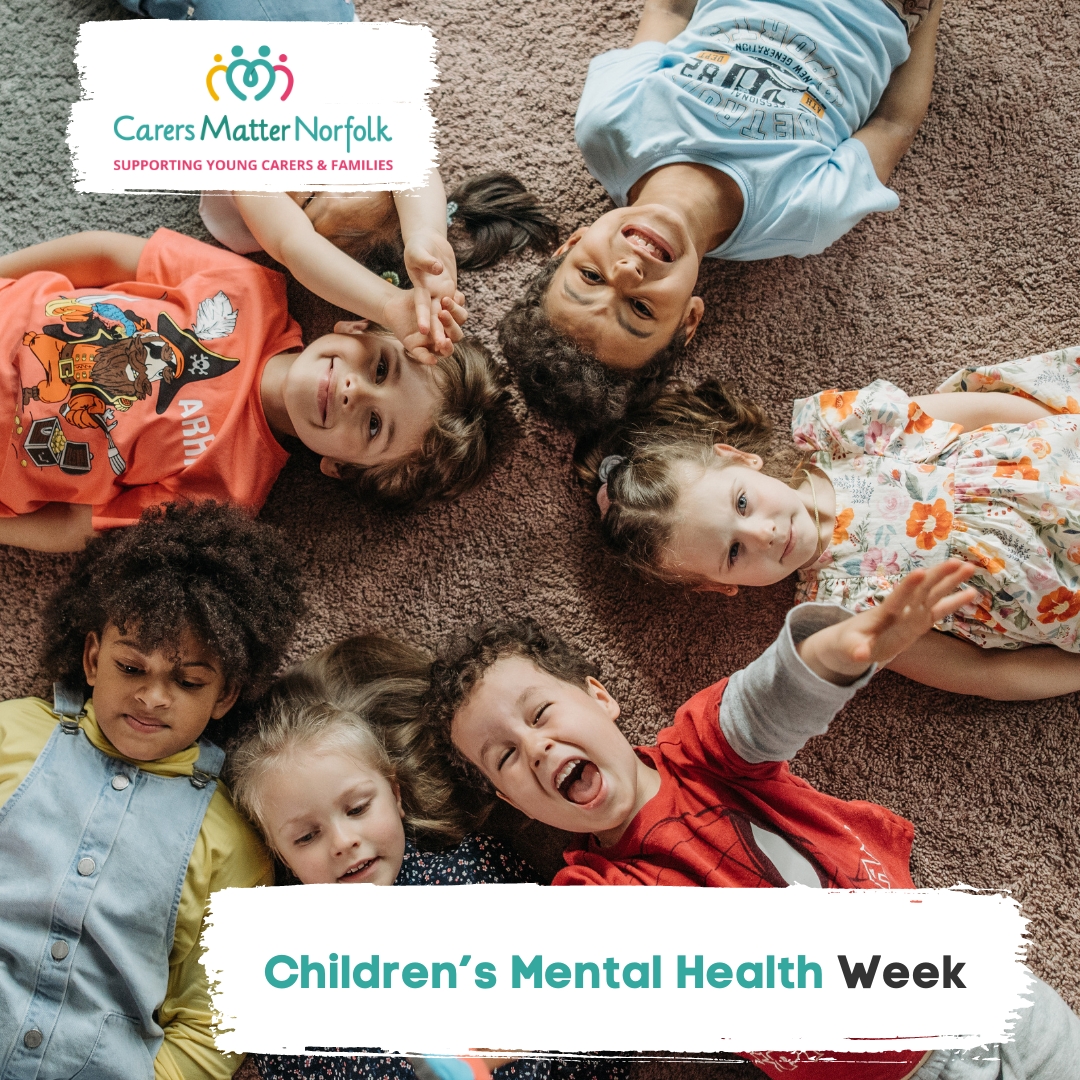 Children’s Mental Health Week will take place from 5-11 February 2024. 🗓️ The theme this year is ‘My Voice Matters’. We’re here to make sure young carers and parent carers have their voice heard. 📢 #ChildrensMentalHealthWeek #MakeYourVoiceHeard #MyVoiceMatters