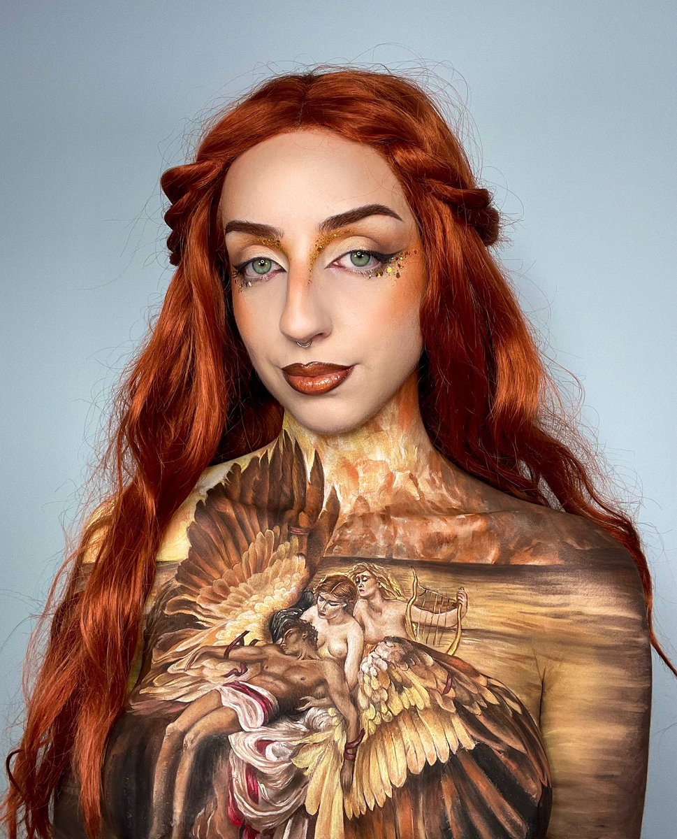 monicaleonn_'s tweet photo. ✨El lamento de Ícaro ✨

28h de maquillaje resumidas en una foto 🤍 https://t.co/mJbDKFki9e