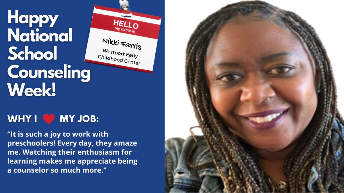 JCPS (@jcpsky) on Twitter photo 🎉 CELEBRATING OUR SCHOOL COUNSELORS | Happy National School Counseling Week to all of our JCPS school counselors! To celebrate, we're highlighting our incredible school counselors all week.
Today's 🌟: Nikki Farris
🏫: <a href="/EarlyWestport/">Westport Early Childhood Center</a>
#WeAreJCPS 🎉 CELEBRATING OUR SCHOOL COUNSELORS | Happy National School Counseling Week to all of our JCPS school counselors! To celebrate, we're highlighting our incredible school counselors all week.
Today's 🌟: Nikki Farris
🏫: <a href="/EarlyWestport/">Westport Early Childhood Center</a>
#WeAreJCPS