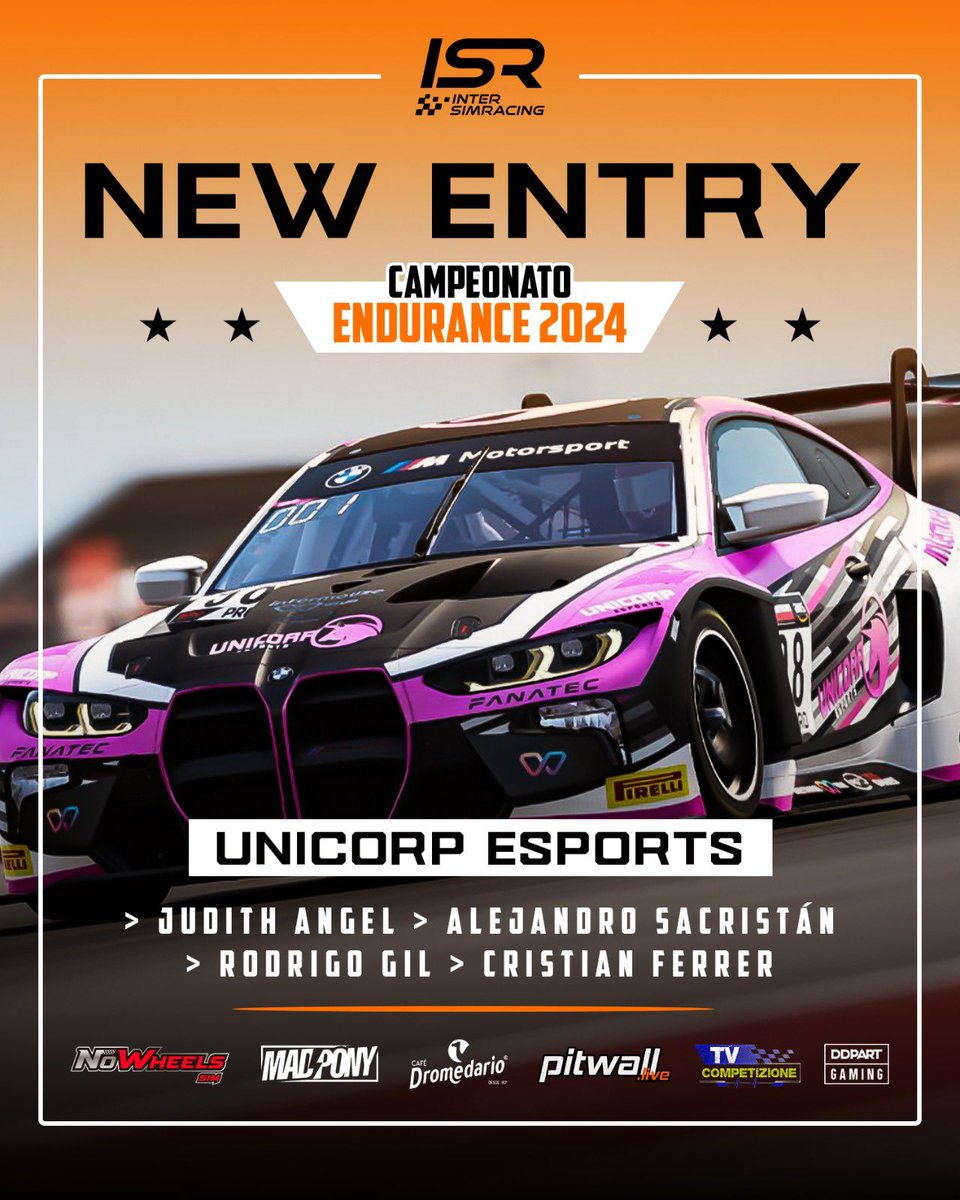6H de COTA

Empieza la cuenta atrás para el arranque del campeonato Endurance 2024

Le damos la bienvenida y le deseamos mucha suerte <a href="/UnicorpEsports/">UNICORP Esports</a> 

ℹ️ discord.gg/cjtpryNS7N

#ISR | #6hCOTA | #simracing