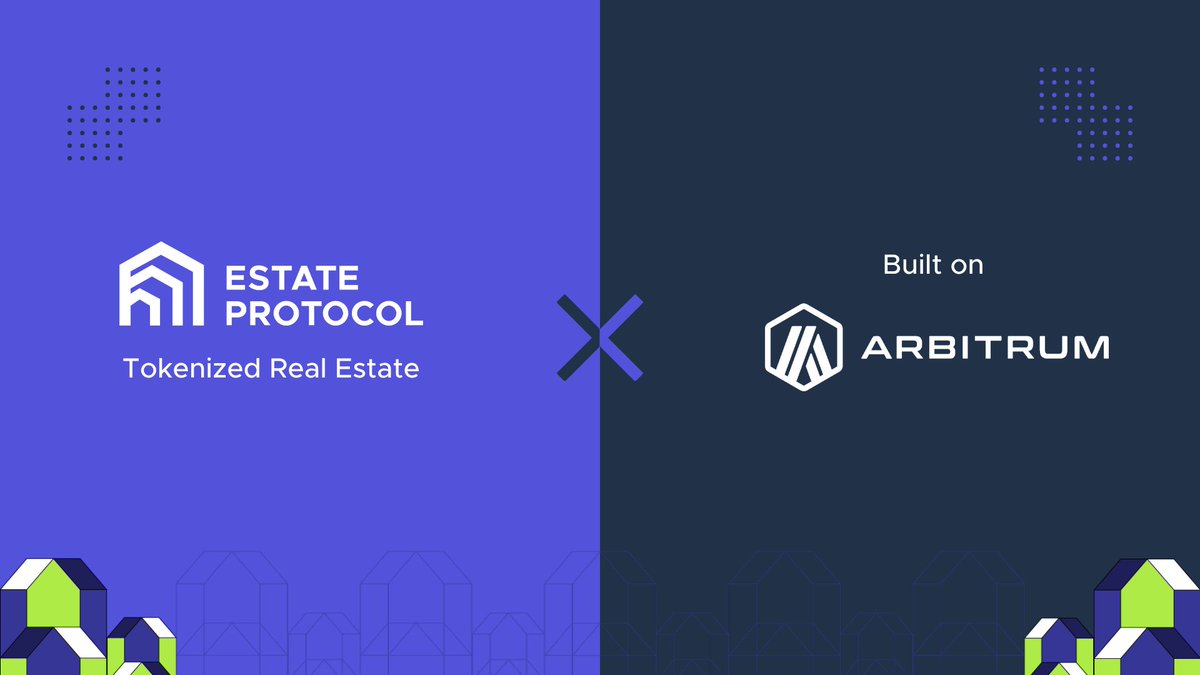 We’re super excited to announce that Estate Protocol is built on and live on @Arbitrum portal. 🎉

Get ready to access quality global real estate without entry barriers like big capital and hassle of paperwork and middlemen. Build a strong portfolio of real estate and start