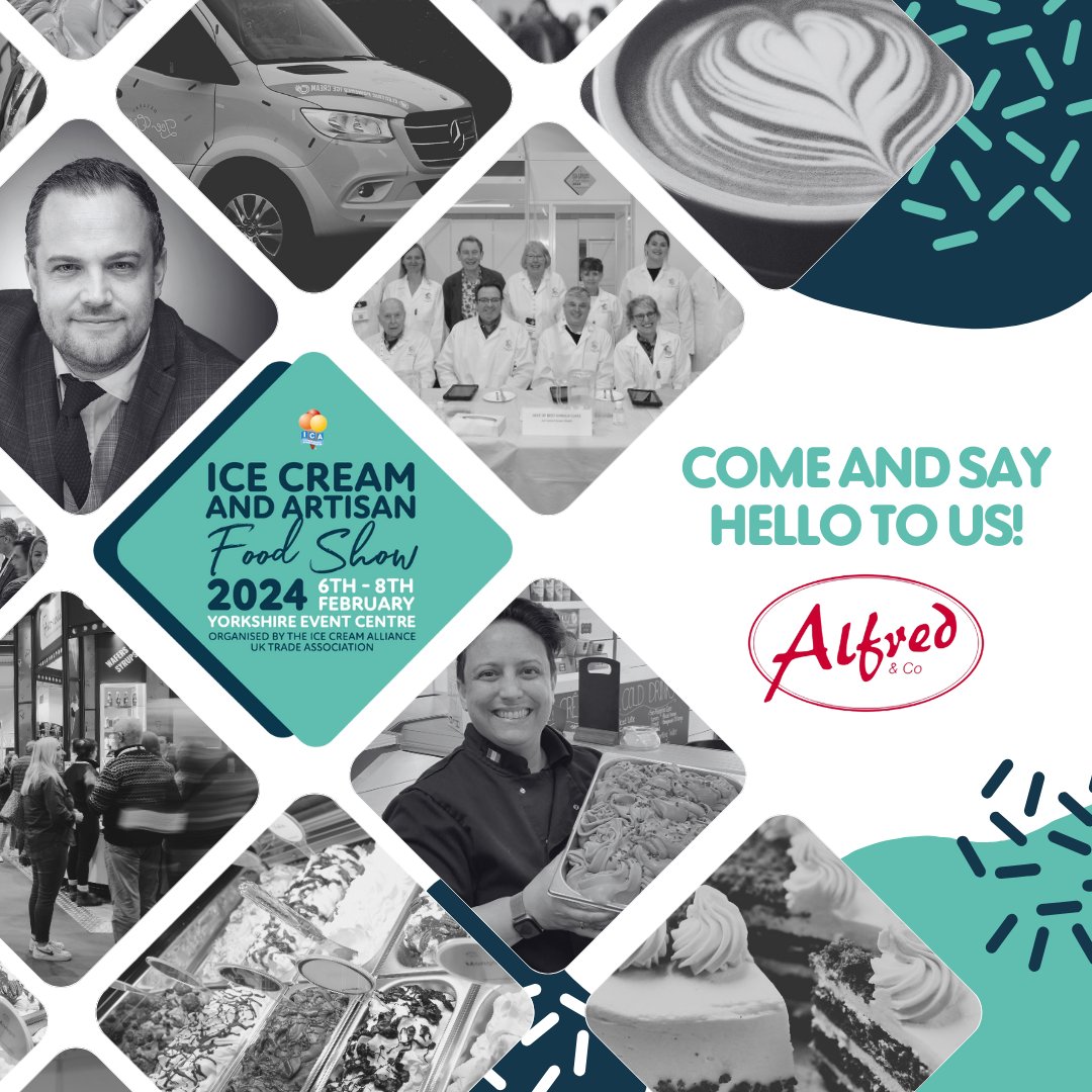 AlfredandCo's tweet image. Exciting News! Alfred &amp;amp; Co. are gearing up for the ICA Ice Cream &amp;amp; Artisan Food Show 2024! Visit stand 31 at Yorkshire Event Centre from Feb 6-8. Come and have a chat with our specialists and explore some of our ice cream processing equipment! #IceCreamProcessing