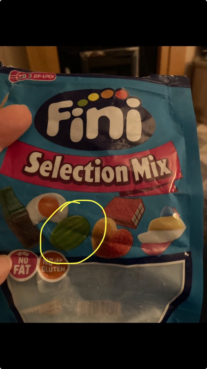 summersaz's tweet photo. WARNING! These sweets are not all sweets the melon ball is bubble gum! No warning on packet I can see and could potentially be dangerous if eaten by kids expecting a sweet to chew and eat! Purchased at my local @homebargains I’ve emailed the Fini Uk company but please be careful https://t.co/ZAD785u39x
