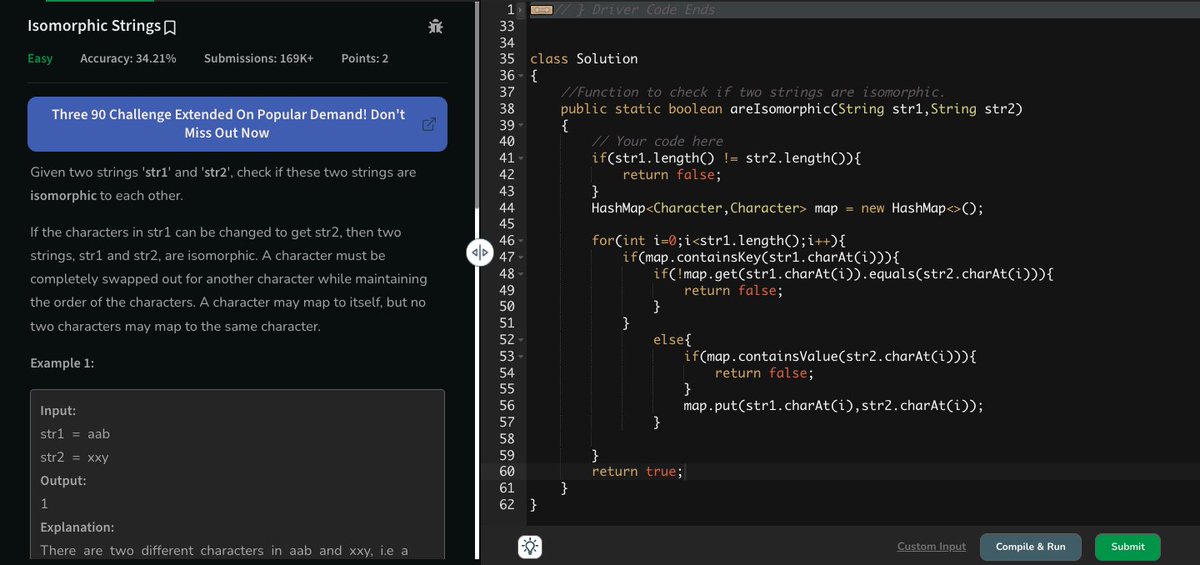 Pranjaljain_23's tweet image. Day 16 of #100DaysOfCode 

🔸Solved 5 Questions of Strings on GFG  (@striver_79  A2Z DSA sheet)
🔸Read 10 pages of Atomic Habits
🔸Revisited the problems of DSA which I wasn&apos;t able to solve on my own 

#A2ZSHEET #Striver