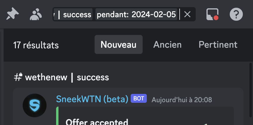 17 success for 60 people running everyday ? 

Other bots are doing the same ratio with 300-500-1000k members ? 

Anyone want to join ?👀