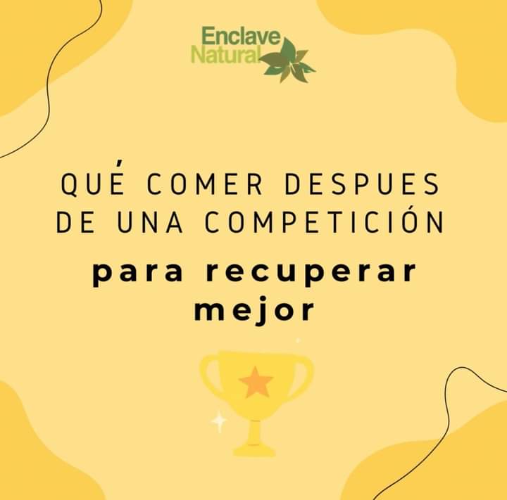 Enclave_Natural's tweet photo. Es fundamental cuidar la alimentación después de una competición para ayudar en la recuperación y optimizar la adaptación del cuerpo al esfuerzo realizado✅

Aquí te contamos un poquito más ⬆️ pero para cualquier duda o para pedir cita ¡no dudes en contactar con nosotros! https://t.co/Fzb8pHKCKf
