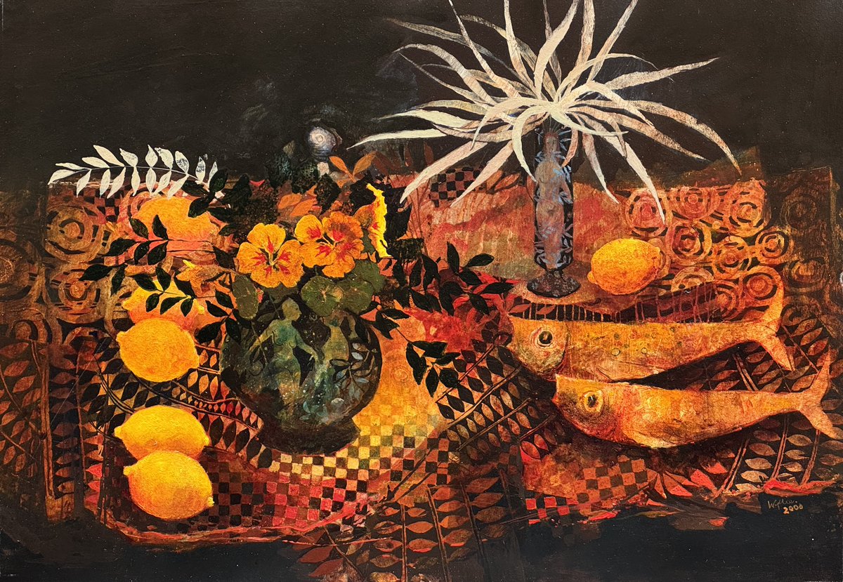 gallerycheshire's tweet image. Still life by the Scottish artist Gordon Hope Wyllie.

#gordonhopewyllie #scottishart #rsw