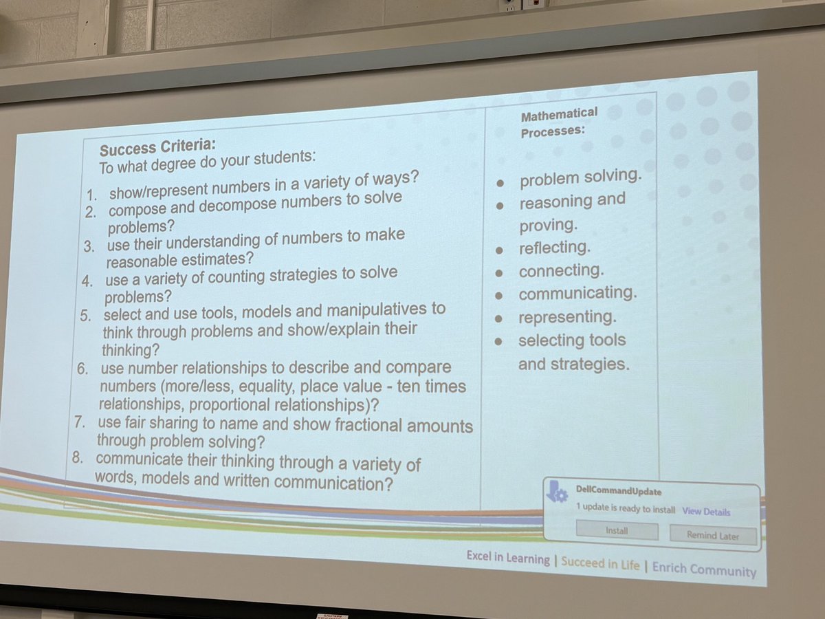 KPRTandL's tweet photo. Awesome engagement this afternoon- learning the work by doing the work! Using @kprschools Scope and Sequence tasks to reveal opportunities to support students in composing &amp; decomposing numbers while reflecting upon the success criteria and math processes! #productivestruggle 🧠 https://t.co/0GTZpJTtuQ