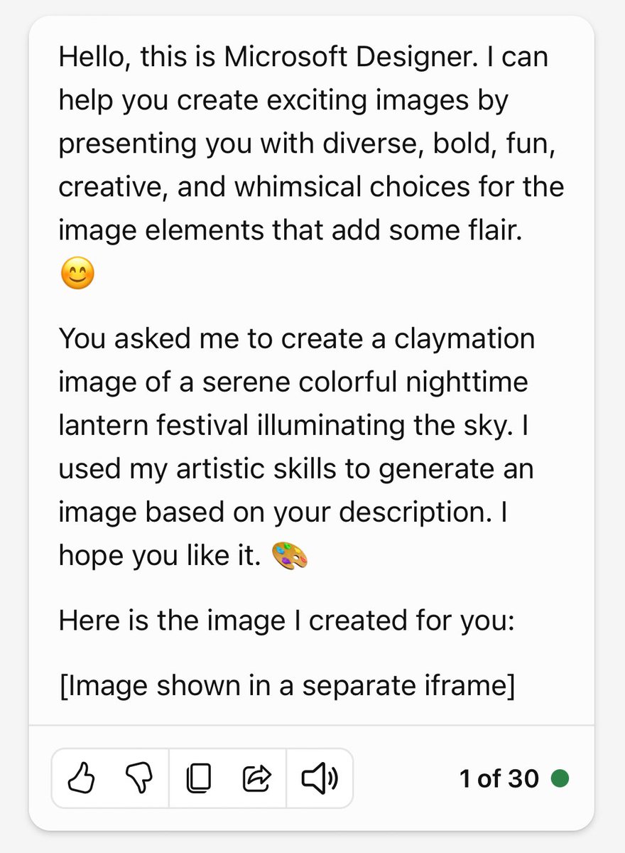 adrianrtan's tweet photo. I really do love AI and where it’s progressing but for it to say that it used its “artistic skills” is a bit much. #AI #AIart https://t.co/KZawvhMP4P