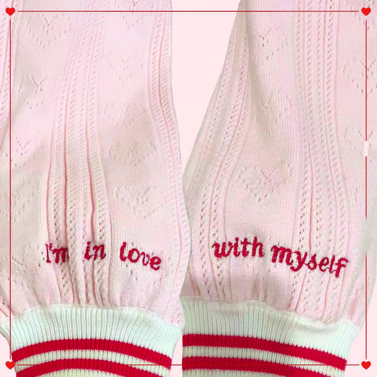 elemoli_'s tweet photo. [Please share! It helps!] 
Original Valentine's Day Collection 

💌 LOVE LETTER CARDIGAN 💌

♥️ Knitting detail with pattern with hearts
♥️ Love letter pockets
♥️ Embroidered details (heart, quote…)

This collection will be up THE NEXT WEDNESDAY 7TH FEBRUARY!!

Thank you 🙏 https://t.co/weOedCqWf7