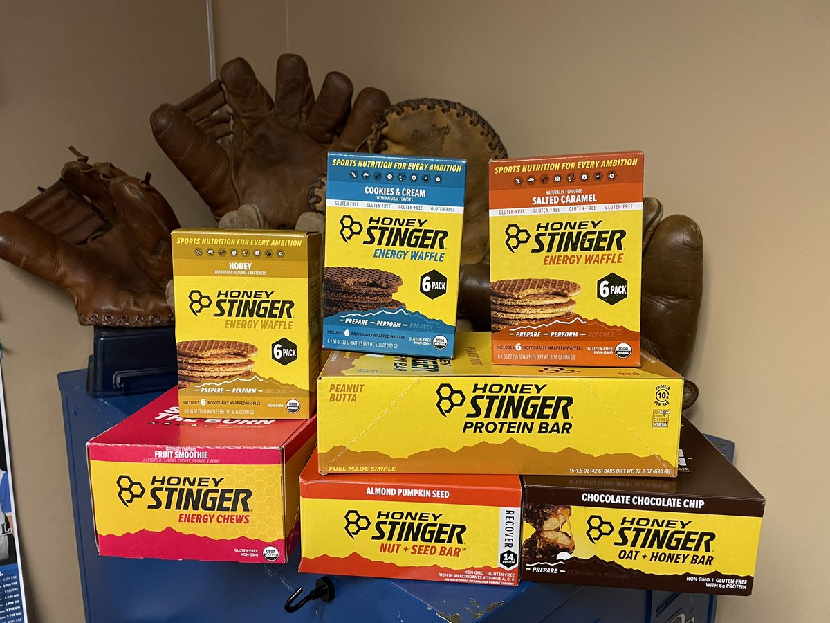 Shoutout to @HoneyStinger for the shipment of protein bars, keeping our guys fueled and ready!