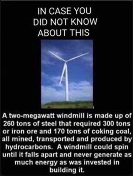 pdf00587301's tweet photo. #WindmillSCAM They kill Millions of Birds, produce no net electricity, are an environmental disaster, and were never an option.
"Constant Calm Weather". B.S. A lie from the start. https://t.co/5pw5bwDoED