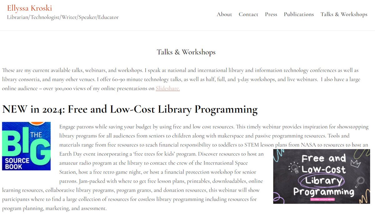 Ellyssa Valenti Kroski tweet media