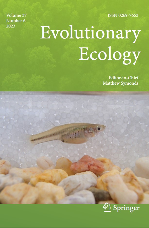Read the latest #EvolutionaryEcology ECR paper “Sex-specific ventral dichromatism & melanization in harlequin toads (Atelopus)...” by A. Plewnia, S. Lötters @GomidesSamuel @Massimo_De_Agro @RoesslerDaniela🐸link.springer.com/article/10.100…🐸 #SNEVEC #SpringerNature #openaccess @evoecology