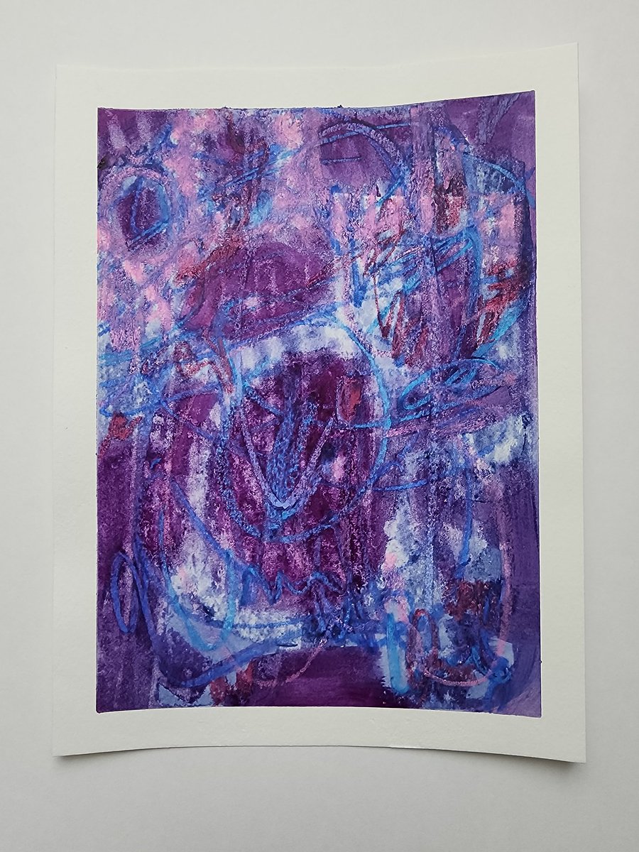 'Kisses' 9x12 on paper

#art #abstractart #abstract #abstractpainting #artlovers #visualart #pink #purple #blue #acrylic #mixedmedia #originalartwork #smallpainting #newartwork #abstractexpressionism #contemporaryart #iloveart #ilovetopaint #dailypainter