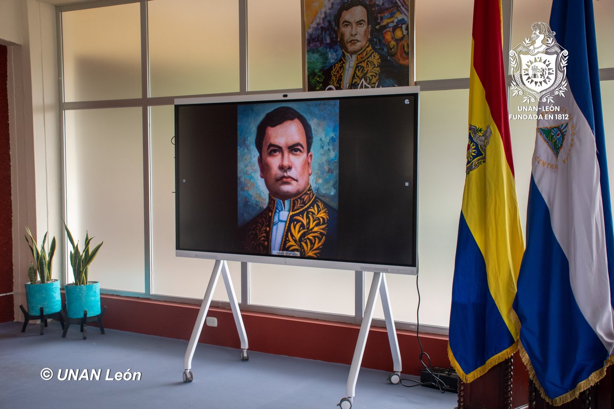 unanleon's tweet photo. El Centro Universitario de la Universidad Nacional, CUUN UNAN - León, realizó el Taller de poesía, "La métrica de Darío en sus poemas y sus pensamientos Revolucionario" como parte de la jornada conmemorativa del 108 aniversario de su tránsito a la inmortalidad. https://t.co/P4j8KH5HTJ