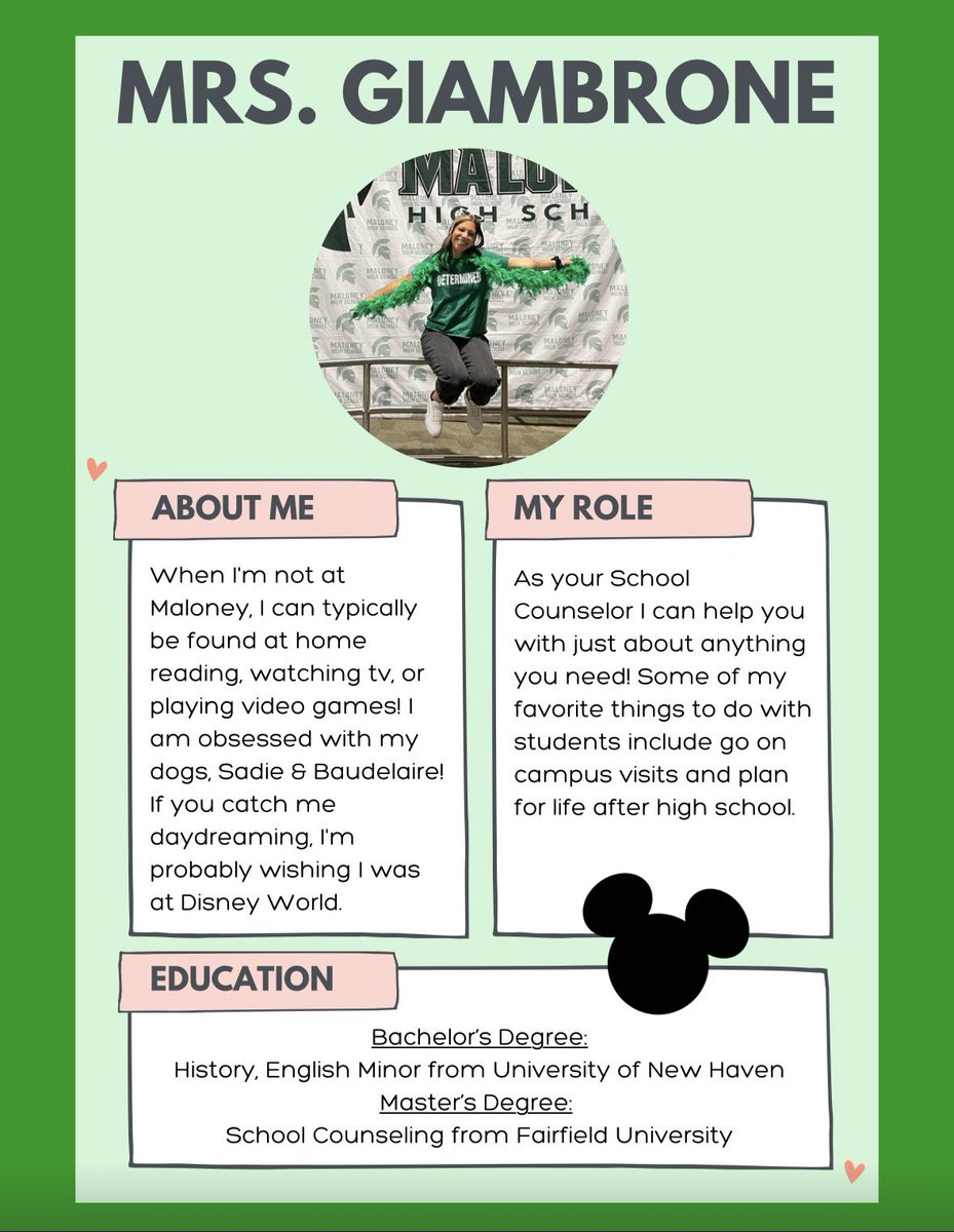 Happy School Counselor week to Mrs Giambrone!!