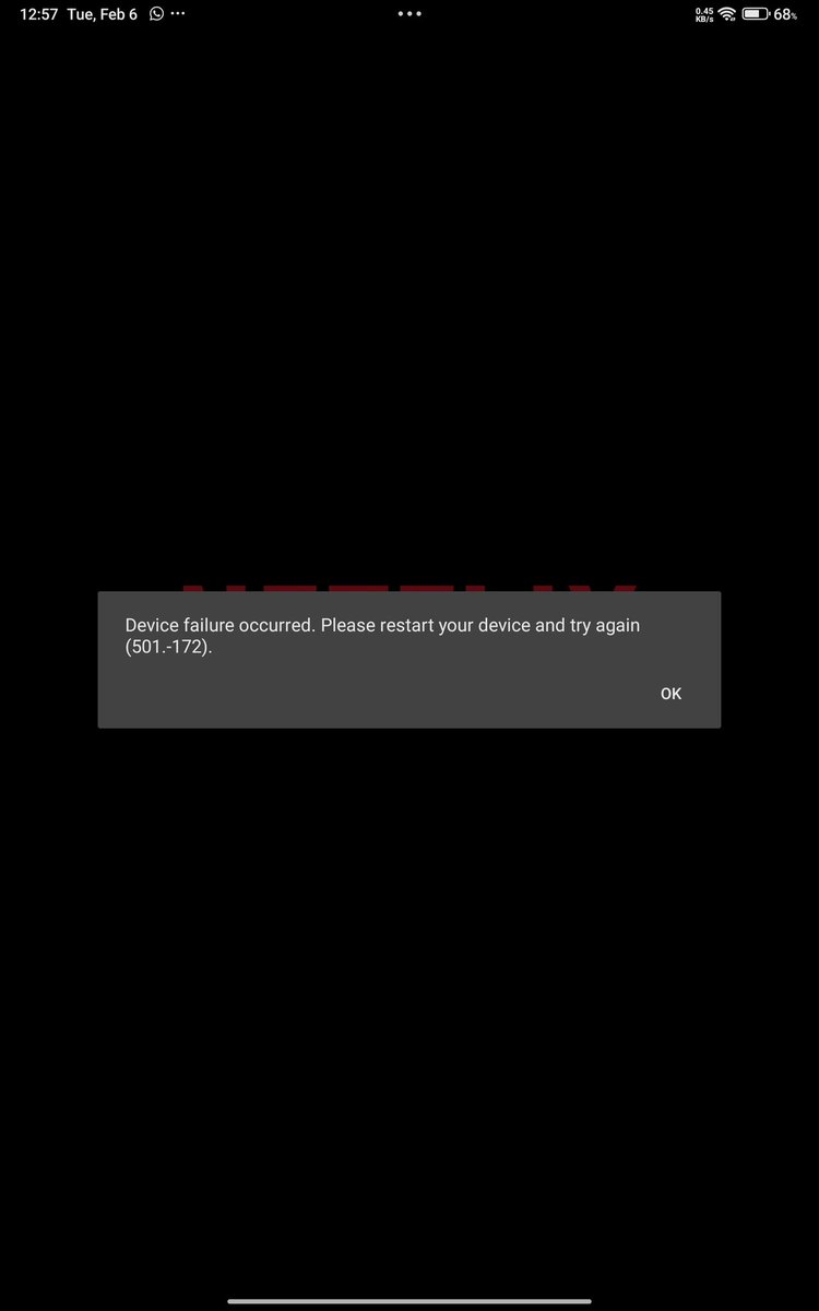 StormColler's tweet photo. @MiIndiaSupport @XiaomiIndia @Xiaomi why Netflix is getting a device error 500.-172. and it is not working on my Xiaomi Pad 6 table.  Please help. 🙏 https://t.co/U0ZshCBSgR