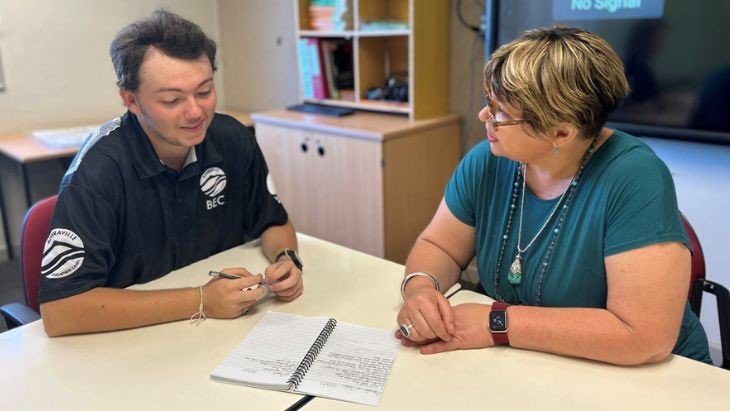 The Rural Learning Exchange program provides early career &amp; isolated teachers with regular mentoring &amp; resource support to reduce workload &amp; improve wellbeing. Connecting rural teachers with experienced teachers for online lessons with Year 11-12 students. education.nsw.gov.au/news/latest-ne…