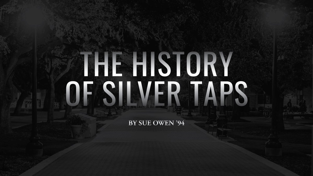 AggieNetwork's tweet photo. An essential @TAMU tradition, Silver Taps is more than a century old and has evolved over time. The Association delved deep into archival history to create this special story, which had never before been compiled into a full history. 🎺 https://t.co/N0PLFDRufG @aggiejournalist https://t.co/asK3hQCODc