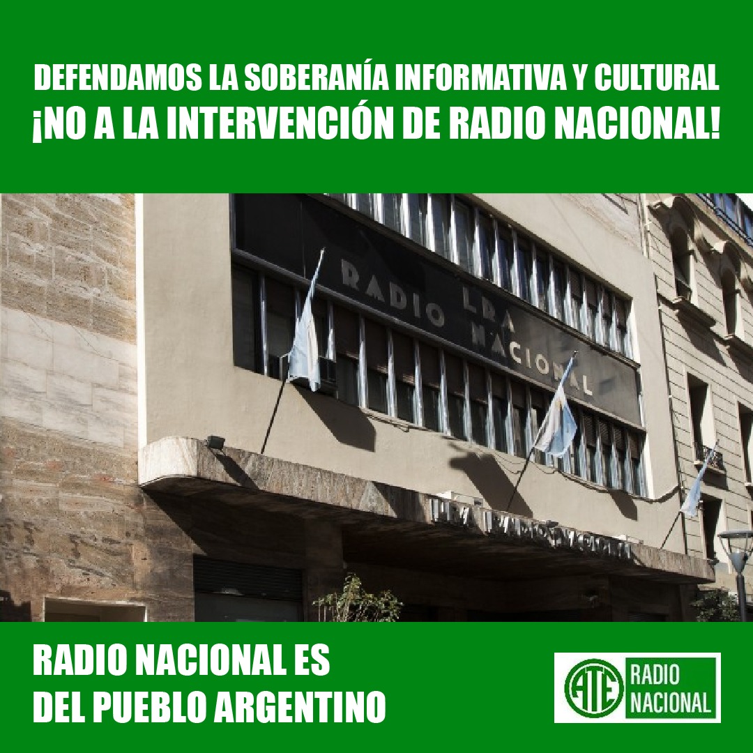 ate_radio's tweet photo. Quieren privatizar Nuestra Radio, y dejarnos sin trabajo. @ATECapitalOk @CTAok @DiputadosAR @SenadoArgentina https://t.co/8dJKwraycd